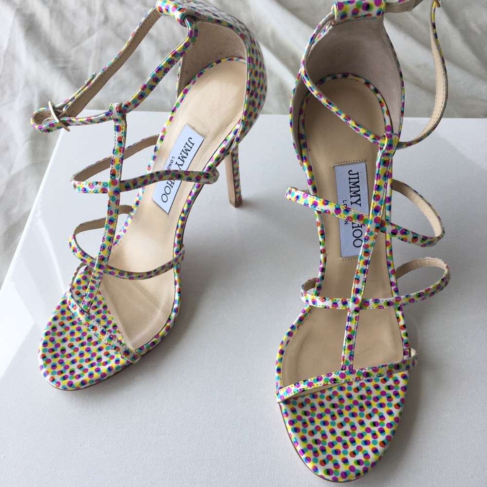 Jimmy choo heels Polka dots